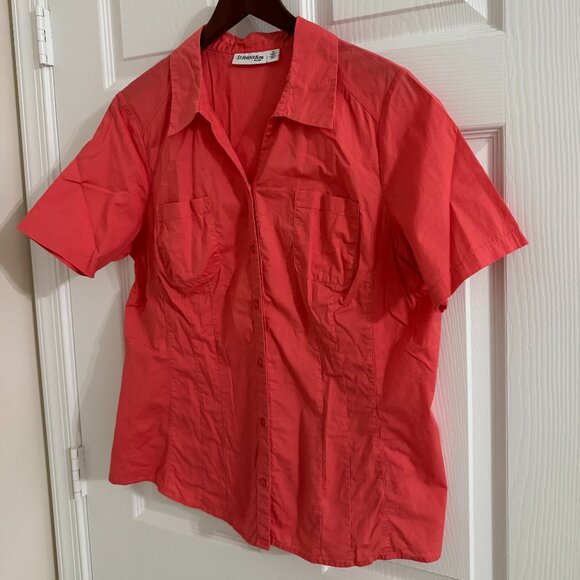 St. John’s Bay Women´s Button Down Shirt, Size XL - Picture 3 of 11